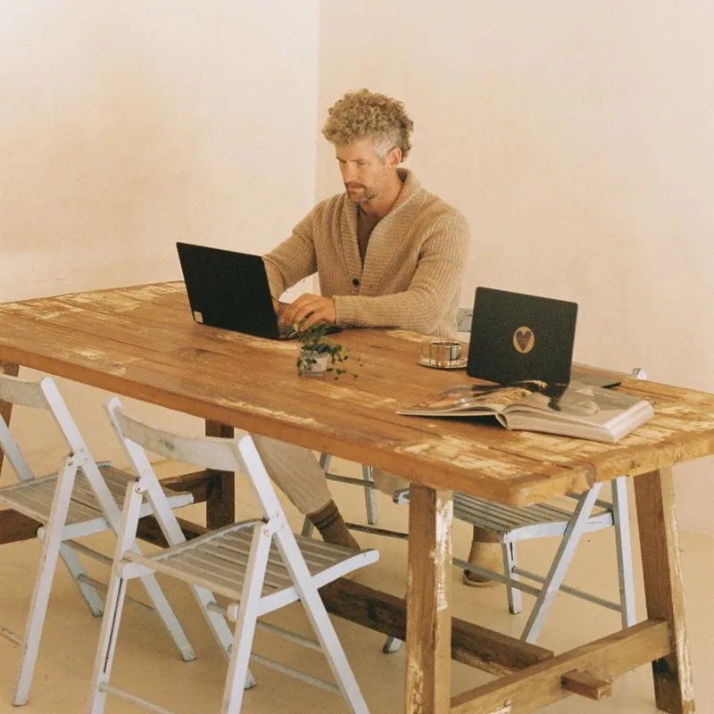 Working at the Bali table